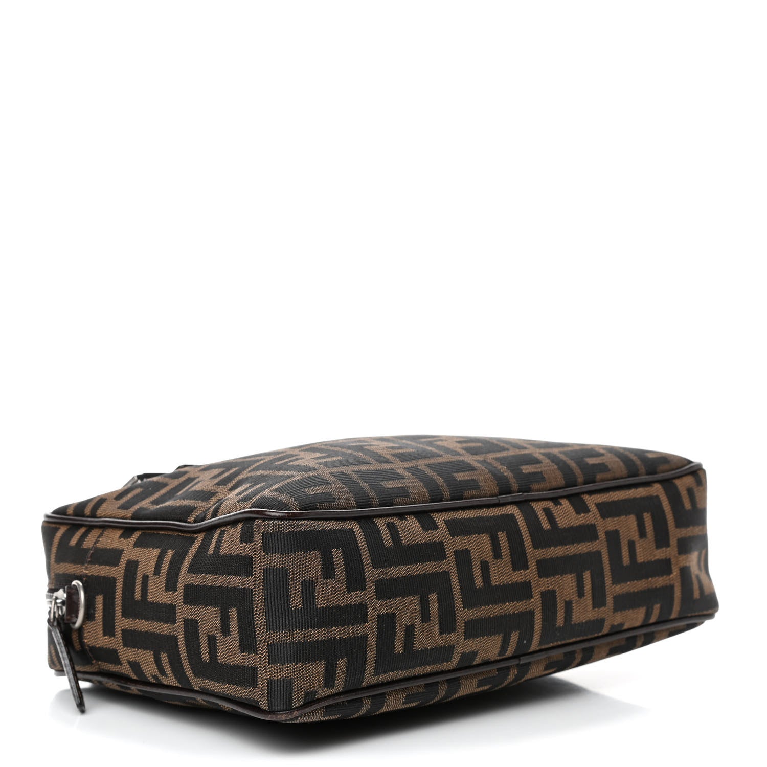 Fendi Zucca Top Handle Tote Tobacco 3 of 4