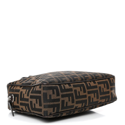 Fendi Zucca Top Handle Tote Tobacco 3 of 4