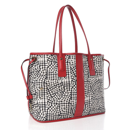 MCM Visetos Medium Liz Reversible Shopper Tote Ruby Red 7 of 12