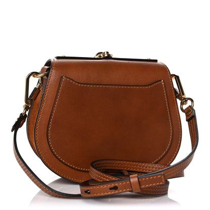 Chloe Calfskin Suede Small Nile Bracelet Bag Caramel 3 of 11