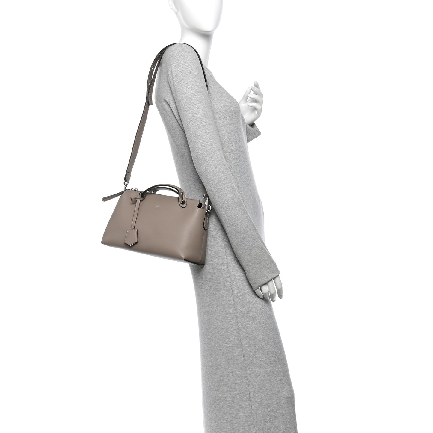 Vitello Dolce Medium By The Way Boston Bag Tortora