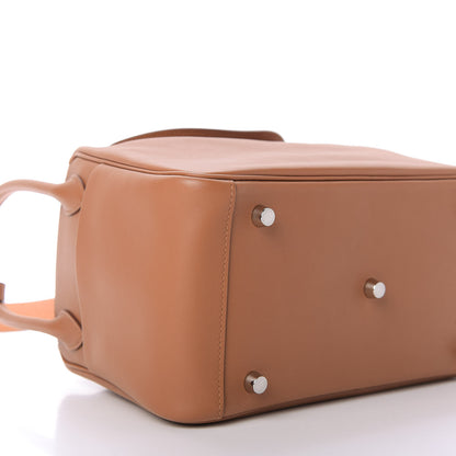 Hermes Swift Epsom Lindy 26 Tressage De Cuir Gold Abricot Rose Azalee 6 of 9