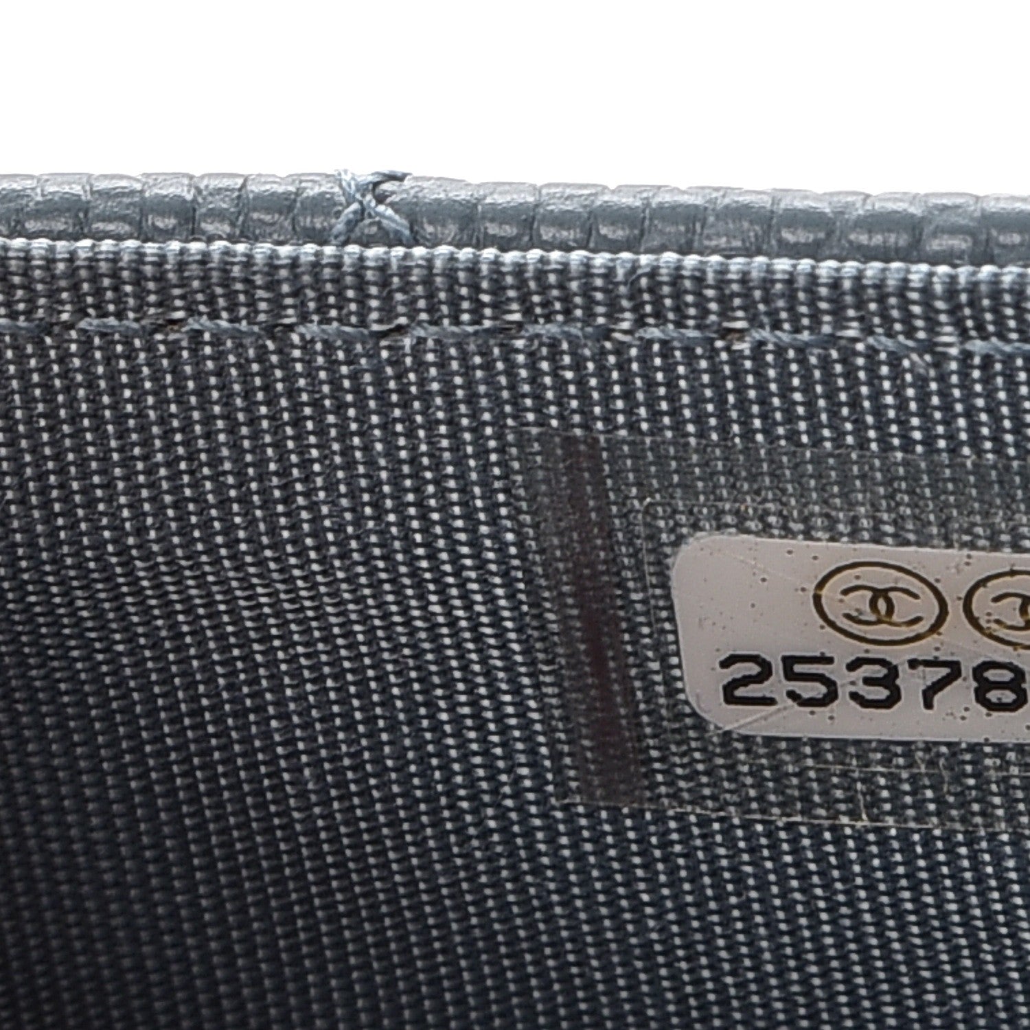 Chanel Caviar Quilted Boy Card Holder Wallet Blue 8 of 9