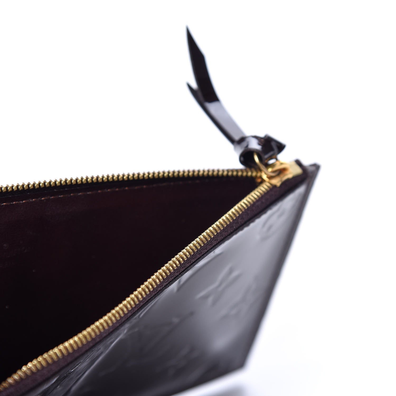 Louis Vuitton Vernis Pochette Felicie Chain Wallet Amarante 9 of 16
