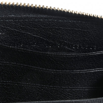 Saint Laurent Leather Muse Zip Around Wallet Black 8 of 8