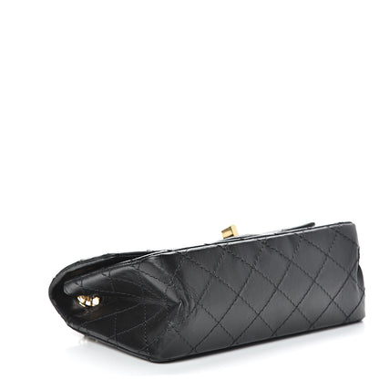 Chanel Aged Calfskin Quilted 2.55 Reissue Mini Flap Black 3 of 13