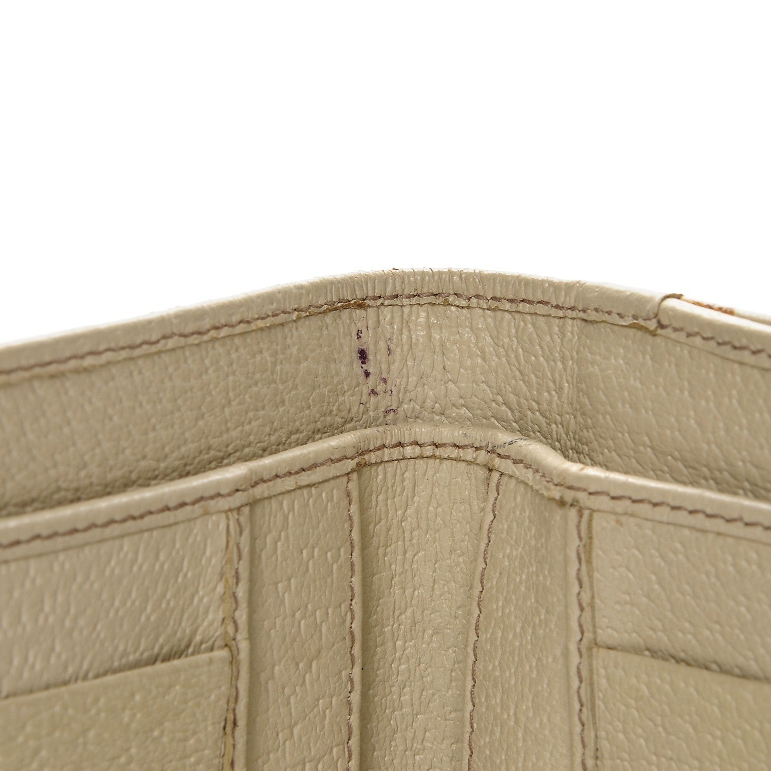 Gucci Monogram Metal Bar Continental Flap Wallet Off White 6 of 9