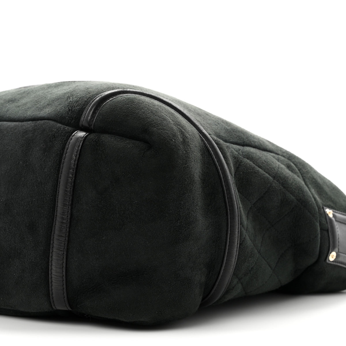 Suede Sparkling Winter Messenger Black