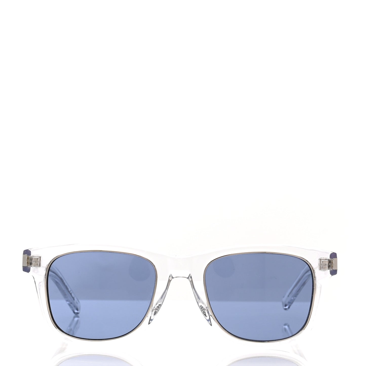 Acetate Square Sunglasses SL 51 RIM Transparent