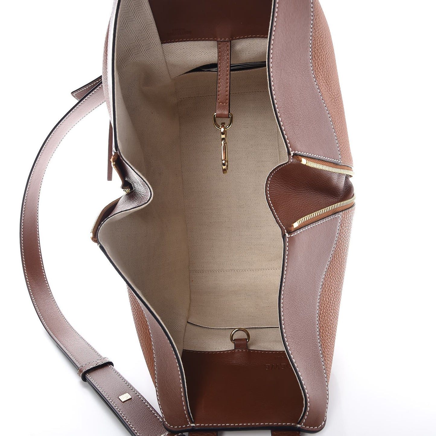 Calfskin Small Hammock Shoulder Bag Tan