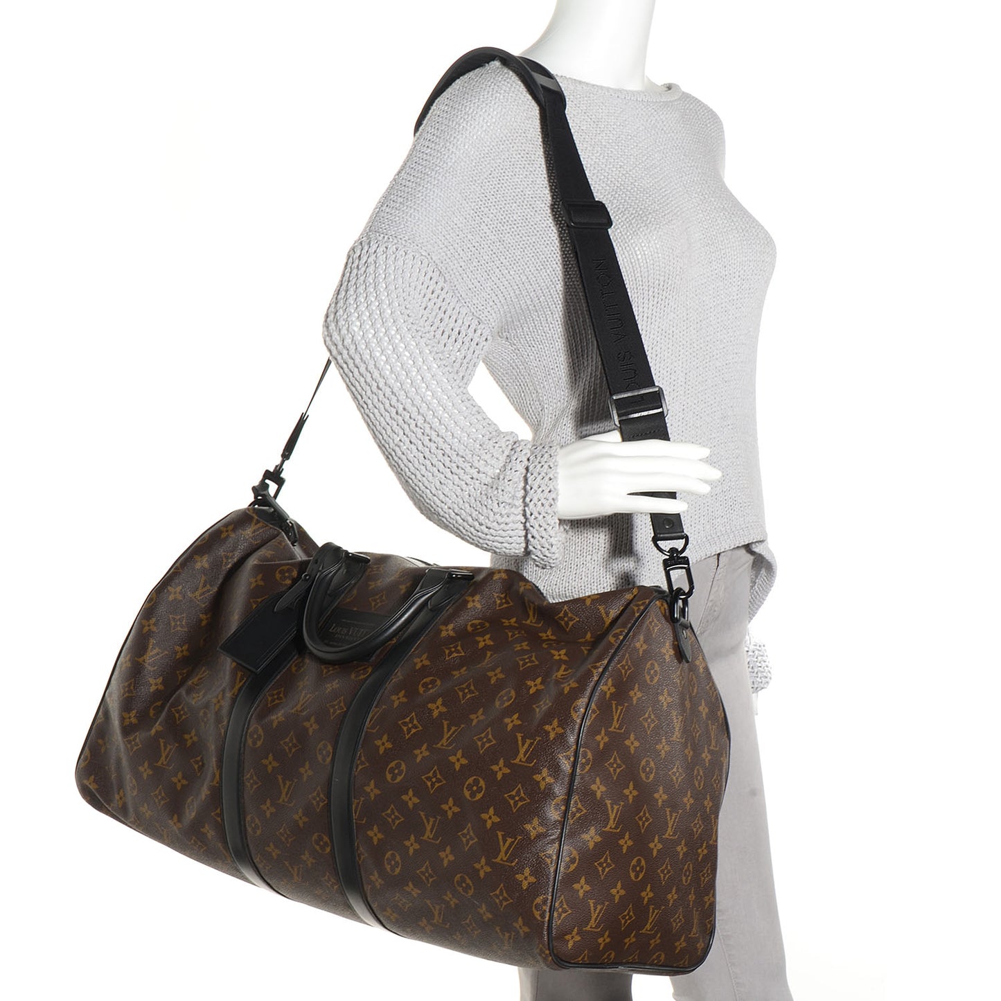 Monogram Waterproof Keepall Bandouliere 55