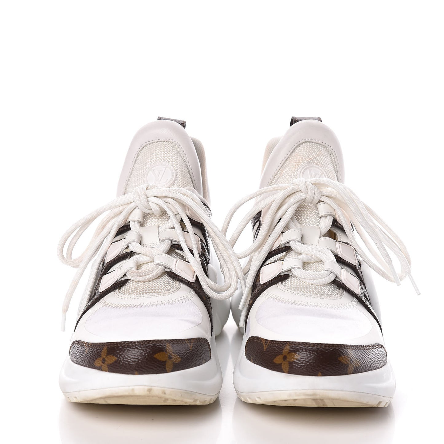 Patent Monogram LV Archlight Sneakers 37.5 White
