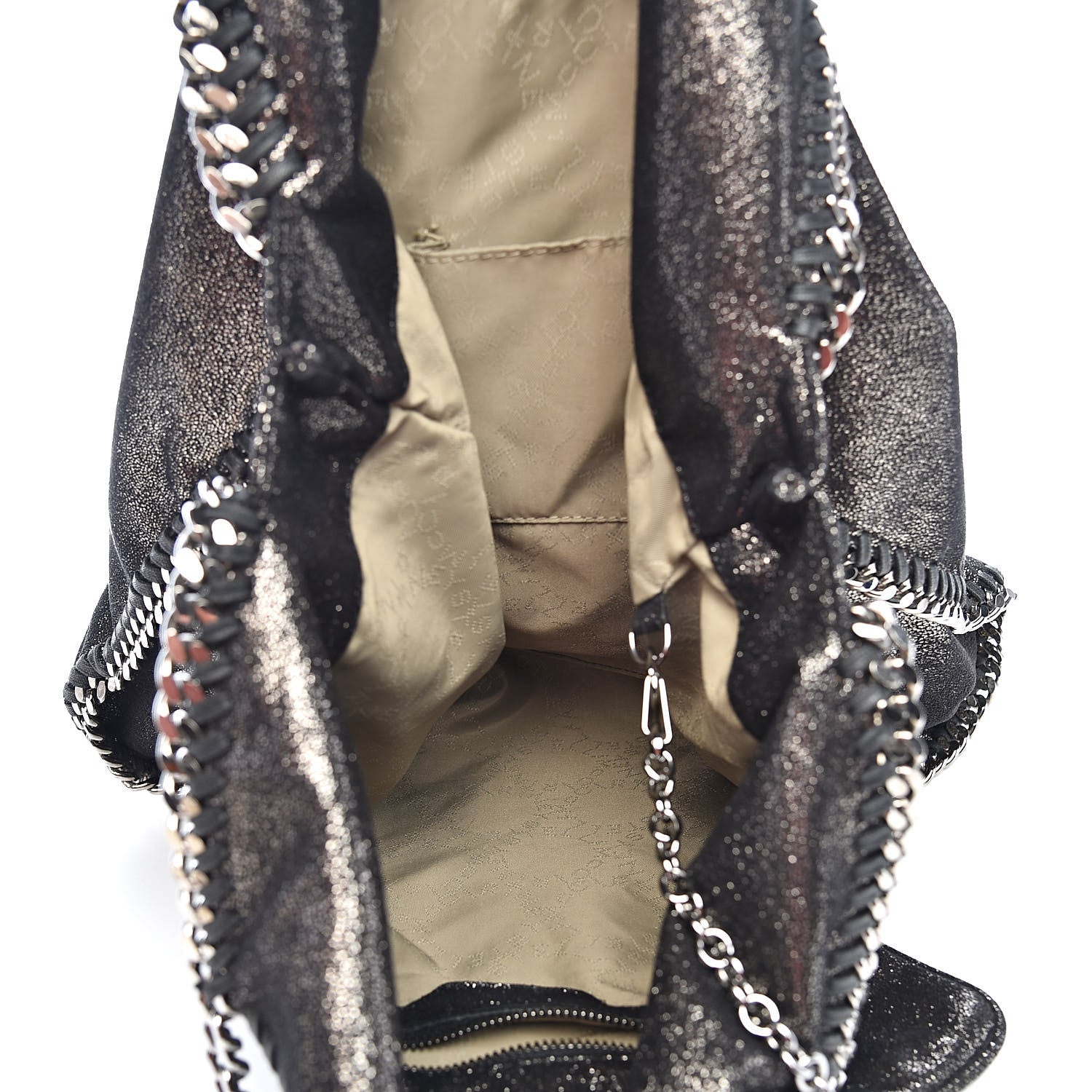 Stella McCartney Shaggy Deer Big Falabella Tote Ruthenium 5 of 9
