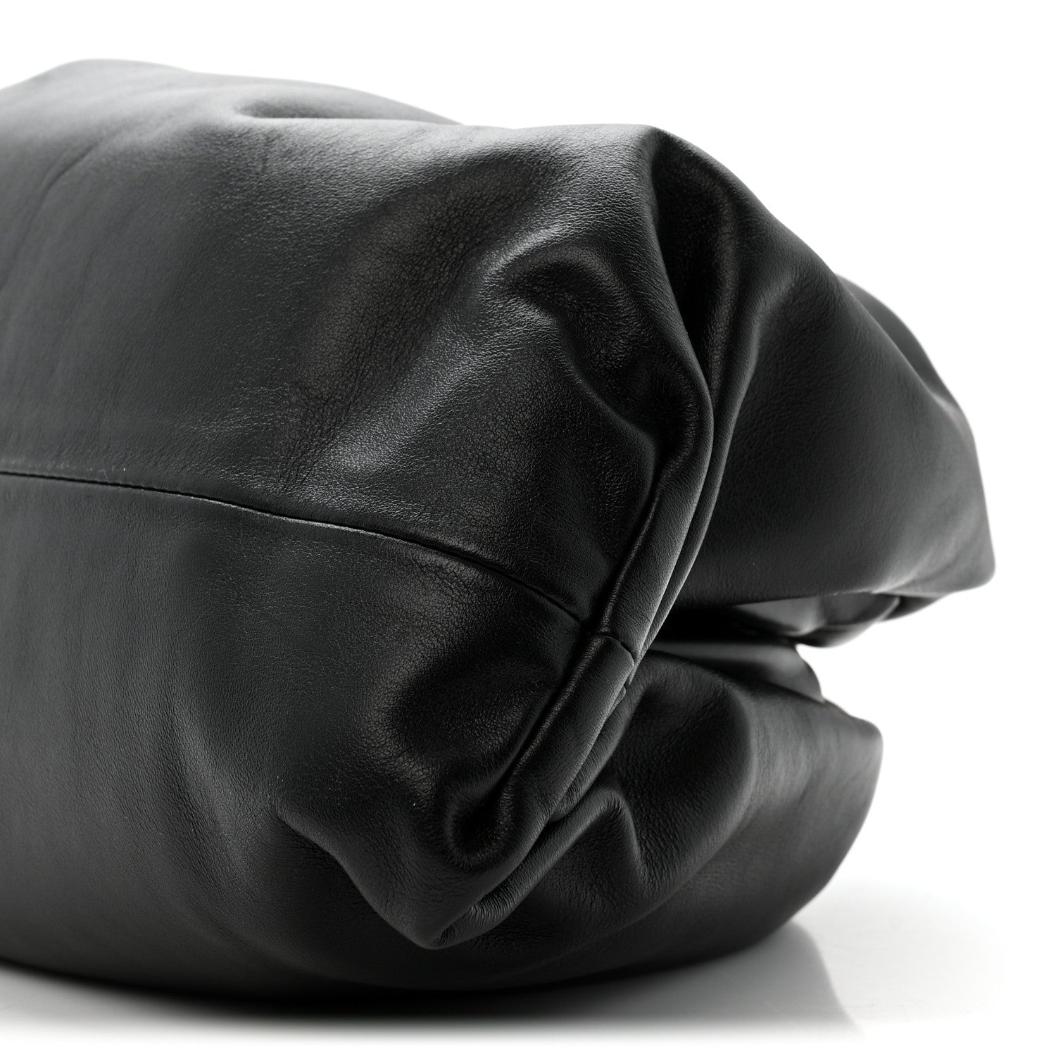 Bottega Veneta Smooth Butter Calf The Pouch Oversized Clutch Black 10 of 10