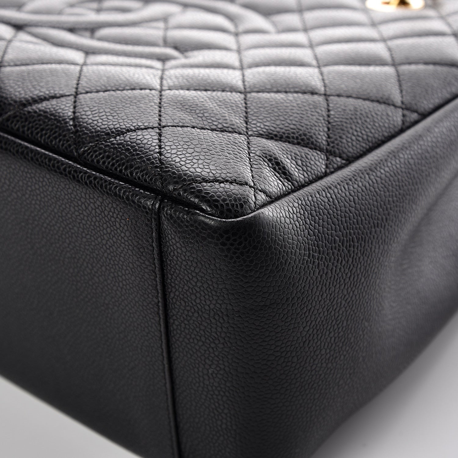Chanel Caviar Quilted Grand Shopping Tote GST Black 11 of 15