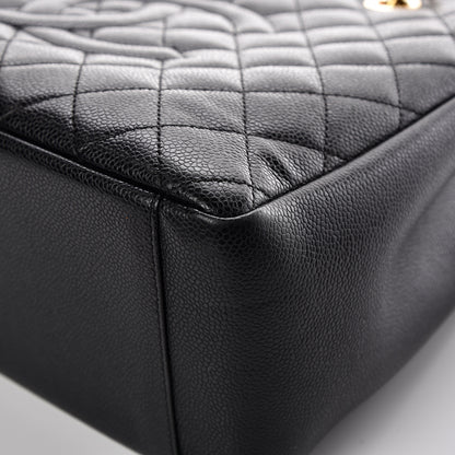 Chanel Caviar Quilted Grand Shopping Tote GST Black 11 of 15