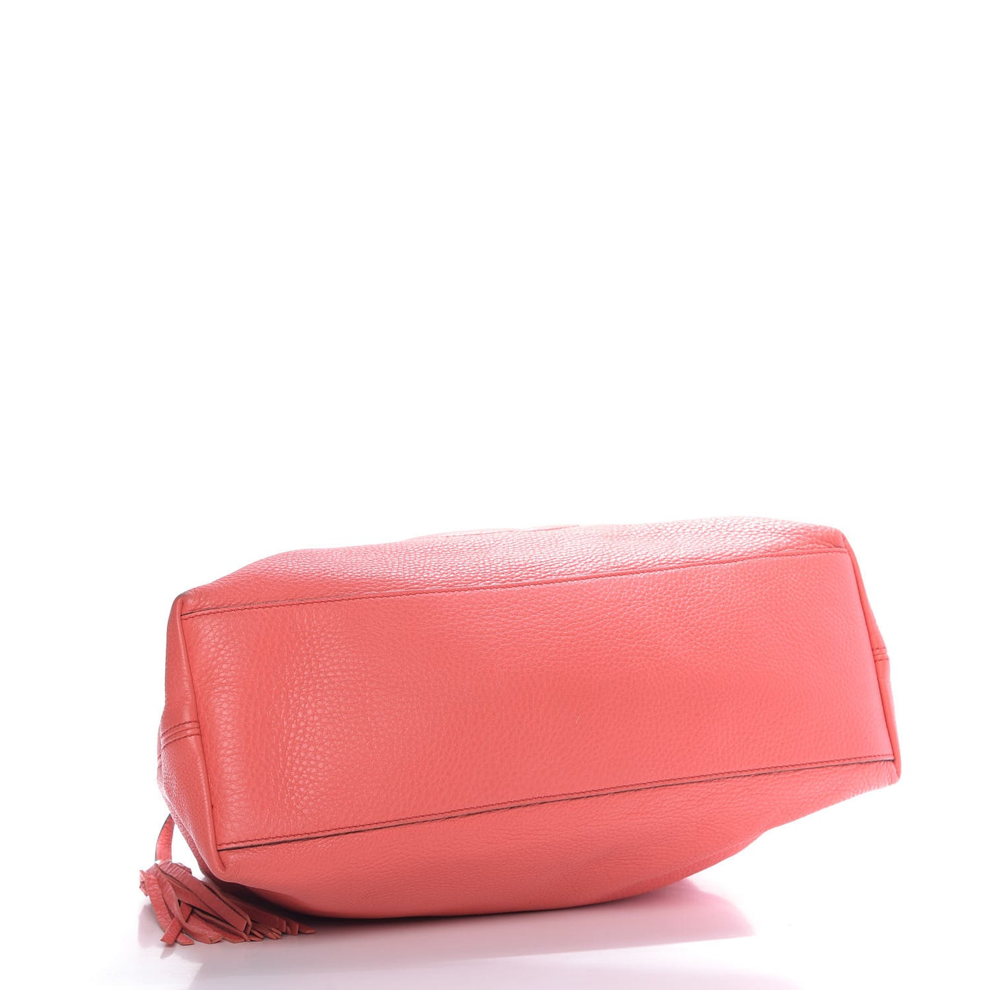 Pebbled Calfskin Medium Soho Chain Shoulder Bag Begonia Pink
