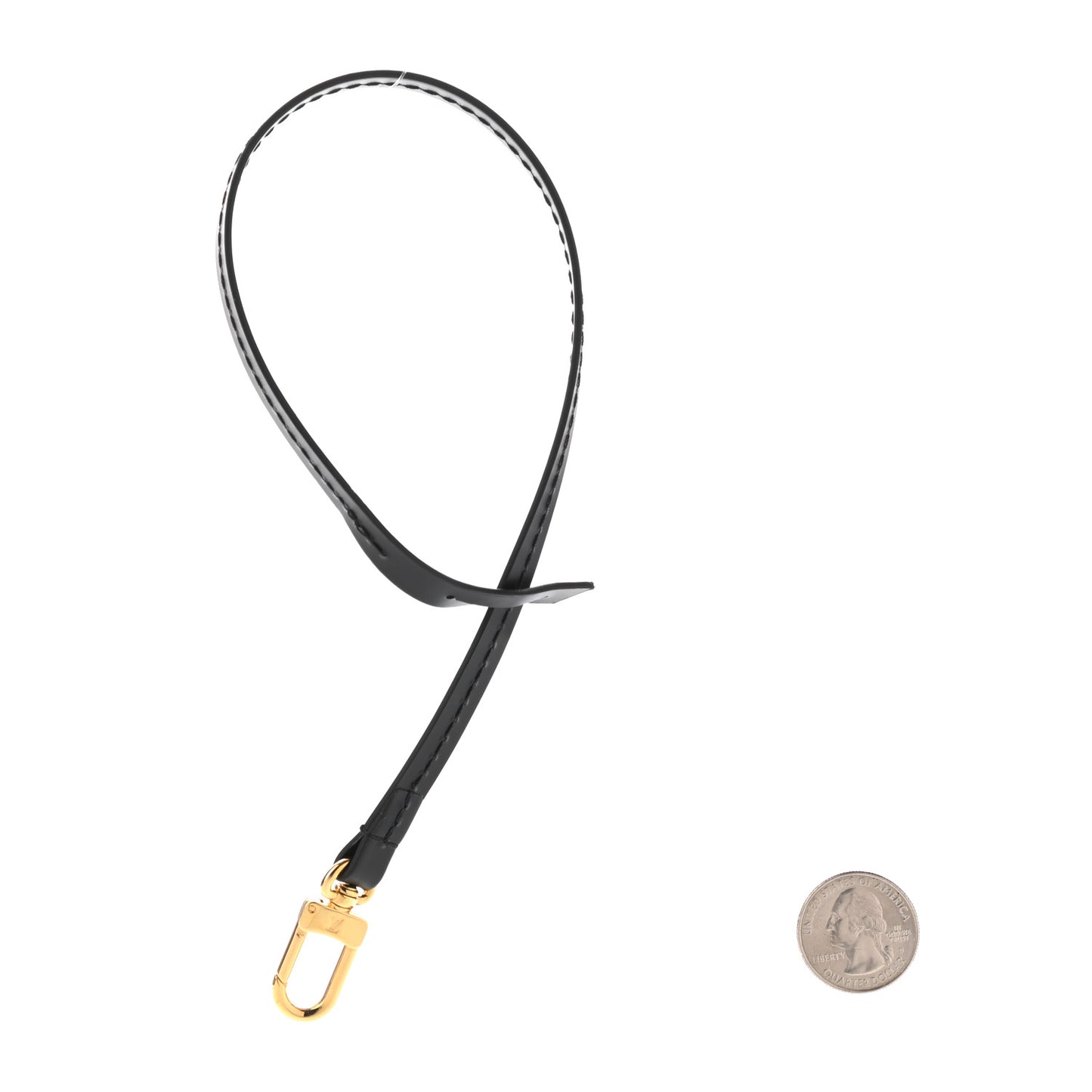 Calfskin Pochette Accessories Strap Black