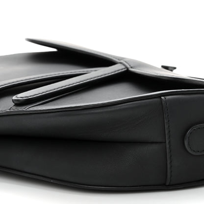 Christian Dior Ultra Matte Calfskin Saddle Bag Black 9 of 10
