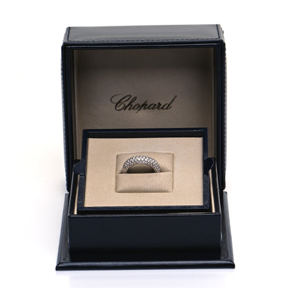 Chopard 18K White Gold Diamond Pave Dome Ring 54 6.75 7 of 7
