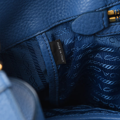 Prada Vitello Daino Tote Cobalto 7 of 15