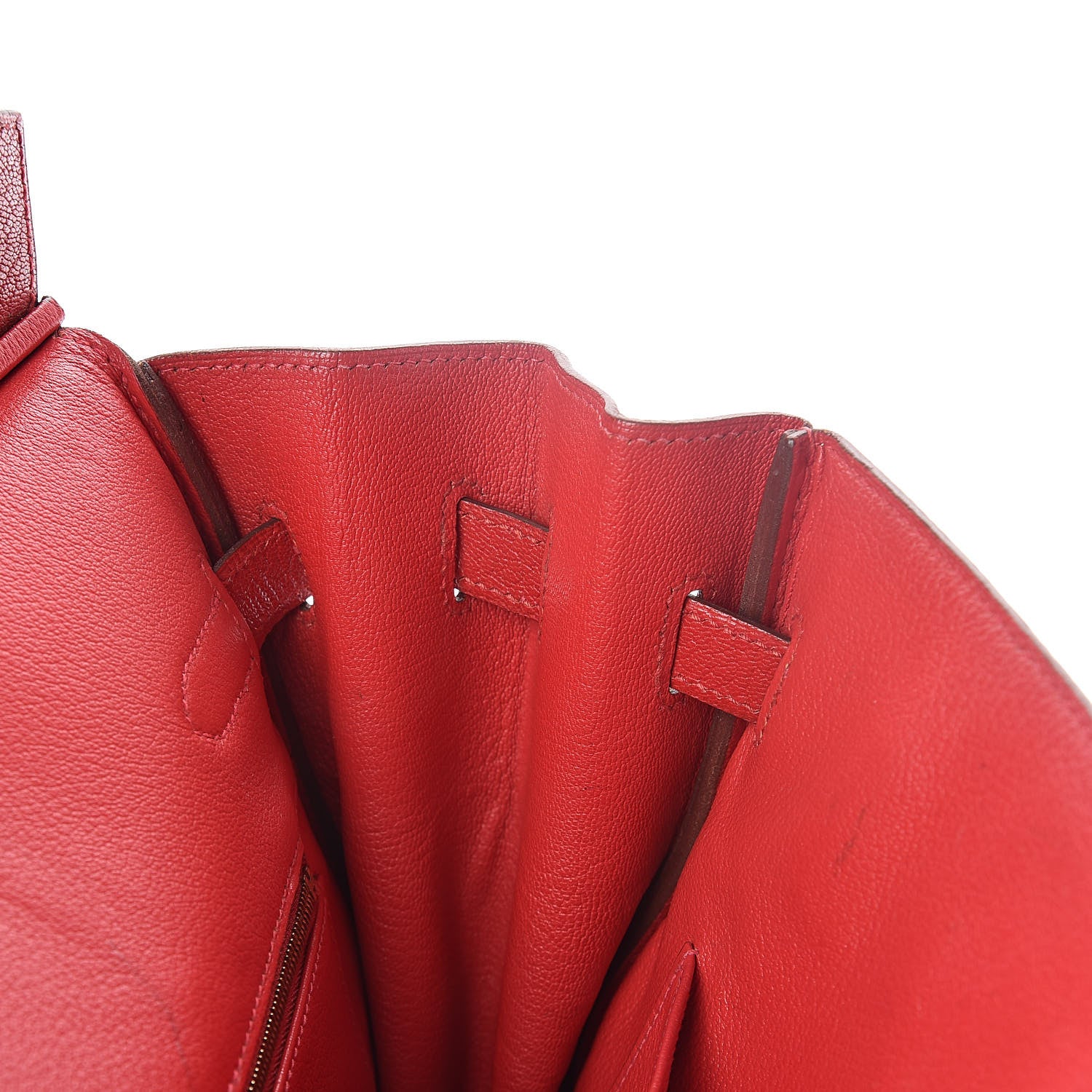 Hermes Chevre Mysore HAC Birkin 32 Rouge Vif 30 of 42