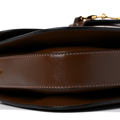 Gucci Azalea Calfskin Horsebit 1955 Shoulder Bag Brown Sugar 9 of 10