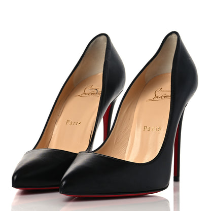 Christian Louboutin Shiny Nappa Pigalle Follies 100 Pumps 38 Black 3 of 7