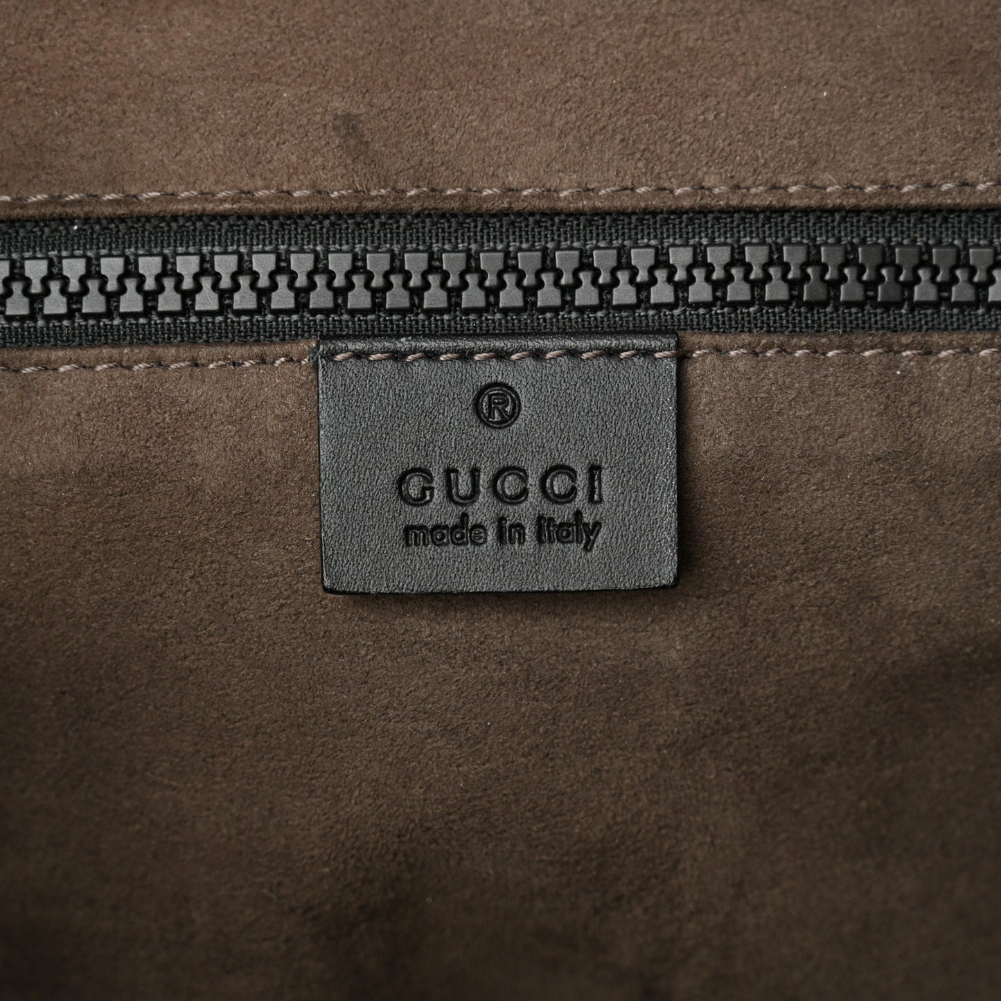GG Supreme Monogram Single Buckle Backpack Beige Black