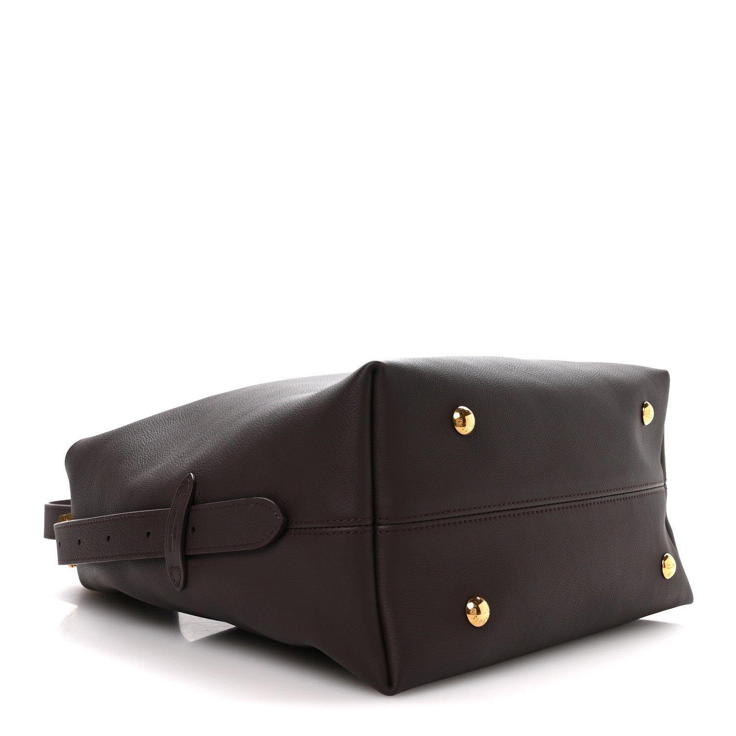 Louis Vuitton Grained Calfskin Low Key Hobo MM Chocolate 4 of 10