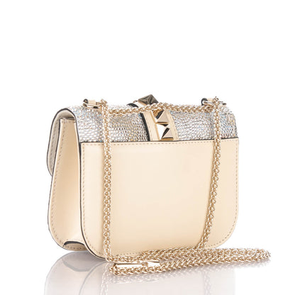 Valentino Garavani Nappa Crystal Small Glam Lock Rockstud Flap Multicolor 3 of 8