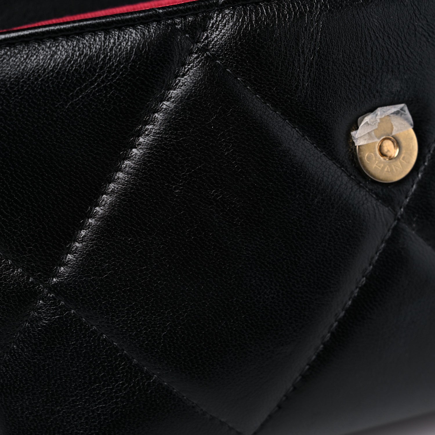 Chanel Lambskin Quilted Chanel 19 Flap Clutch Black 12 of 13