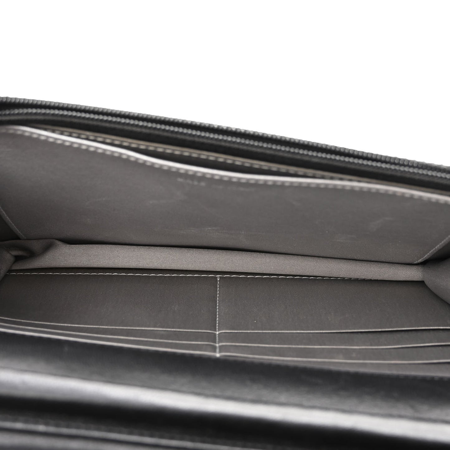 Lambskin Camellia Embossed Wallet on Chain WOC Black