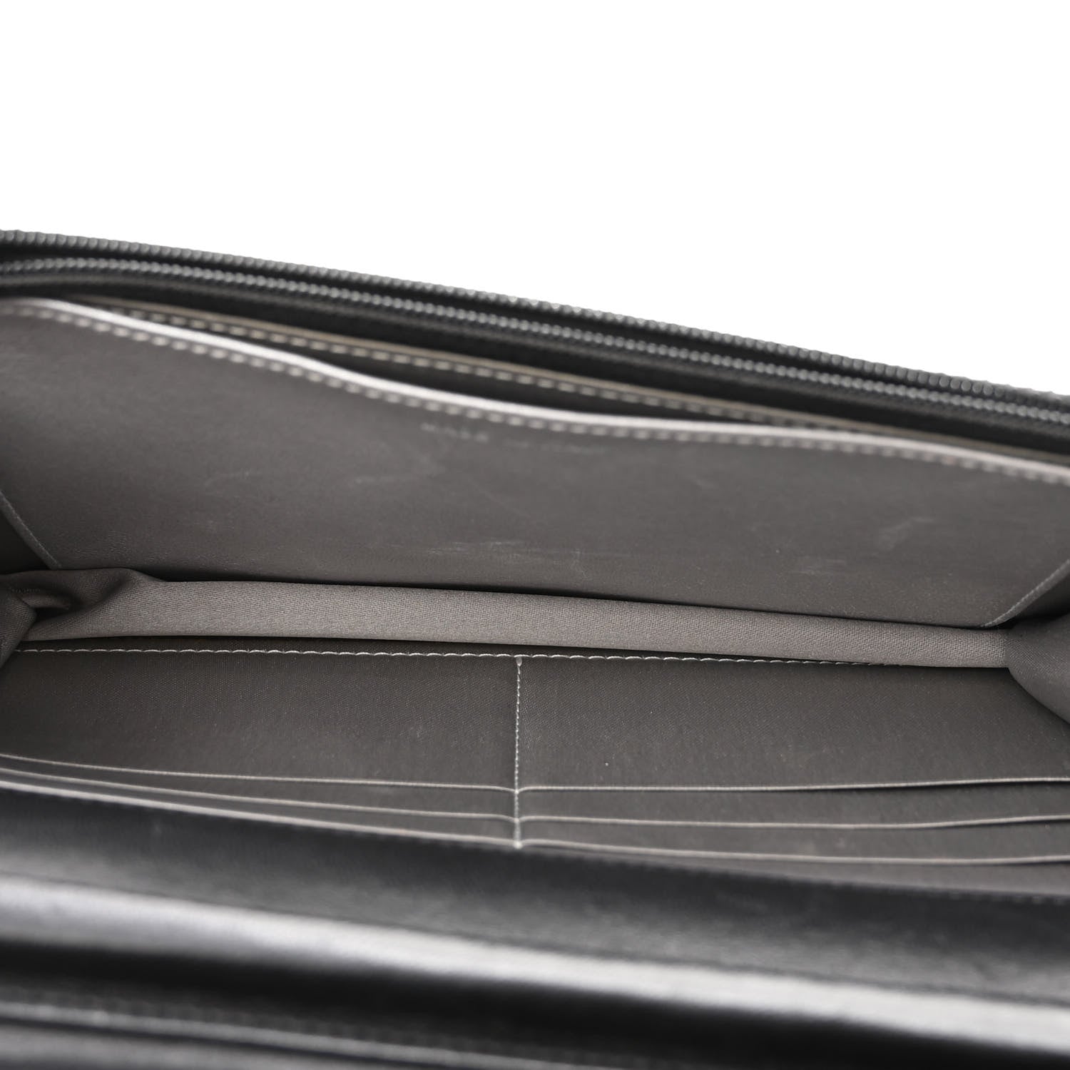 Chanel Lambskin Camellia Embossed Wallet on Chain WOC Black 5 of 12