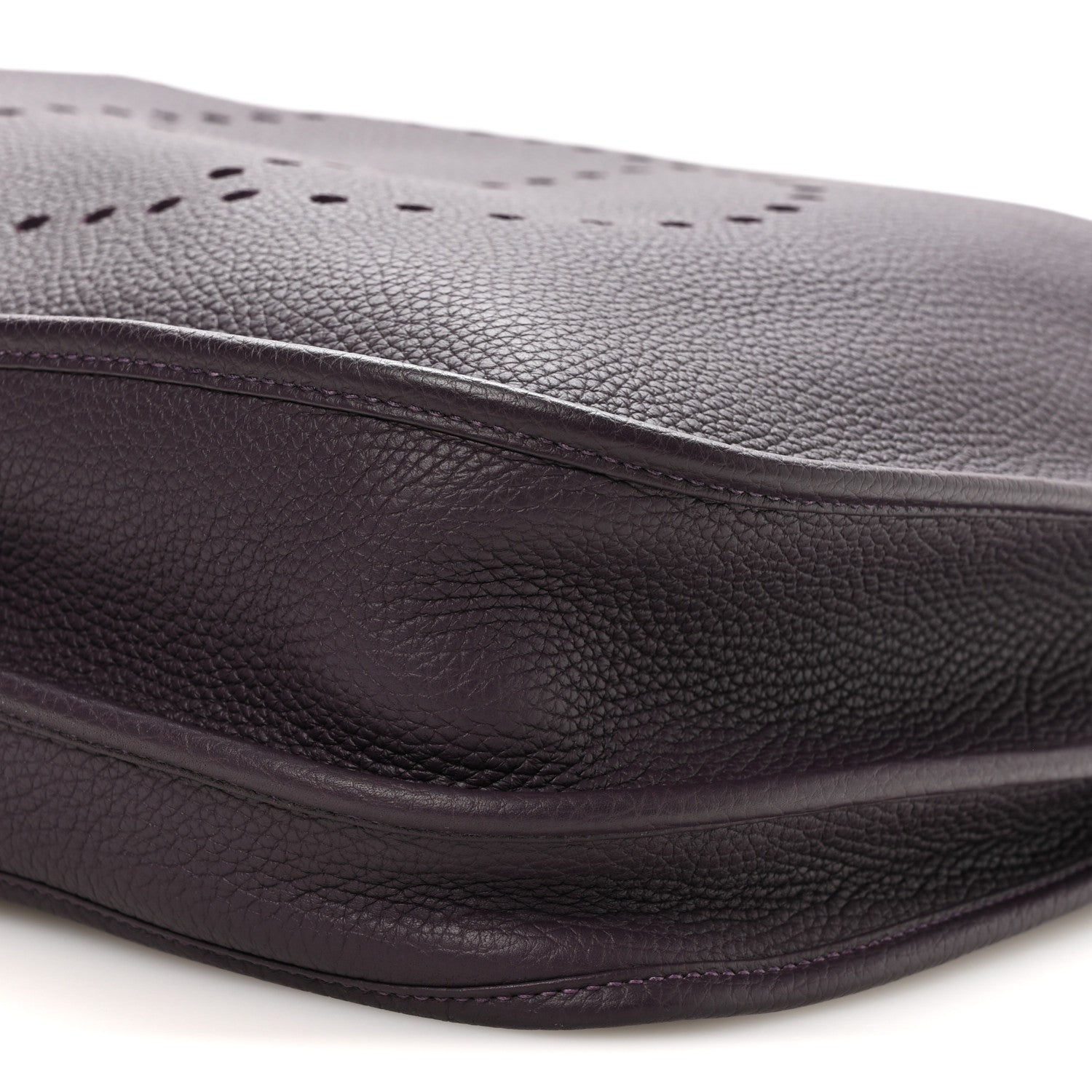 Hermes Taurillon Clemence Evelyne III TGM Prune 10 of 10