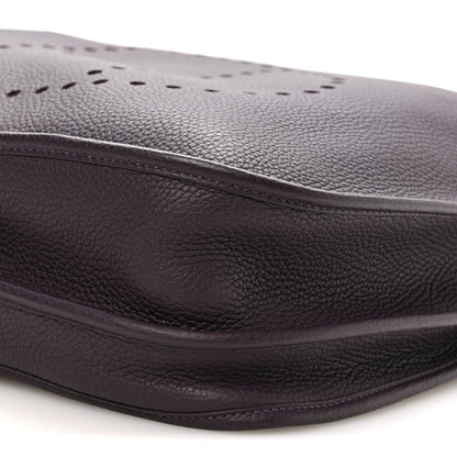 Hermes Taurillon Clemence Evelyne III TGM Prune 10 of 10