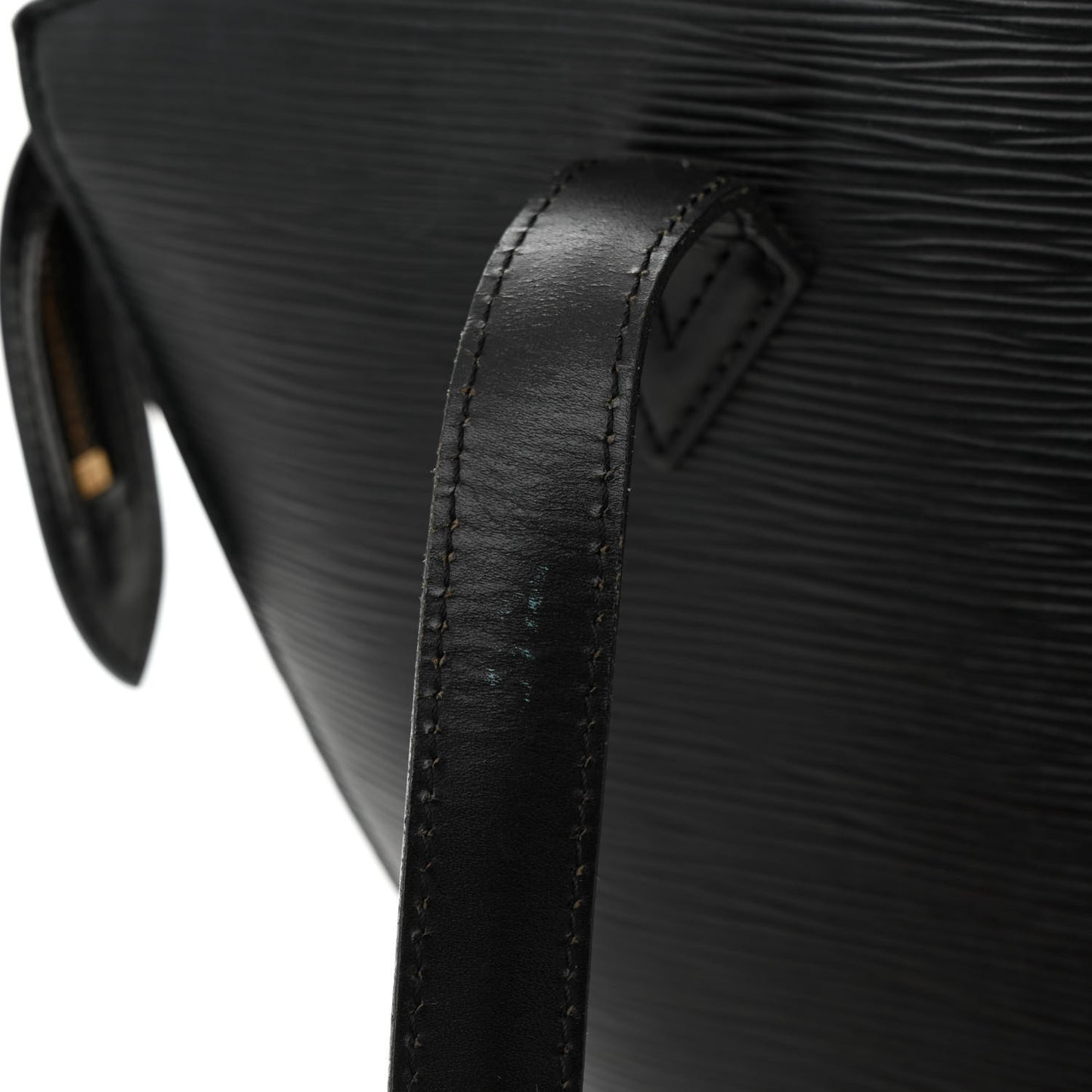 Epi Saint Jacques PM Long Straps Black