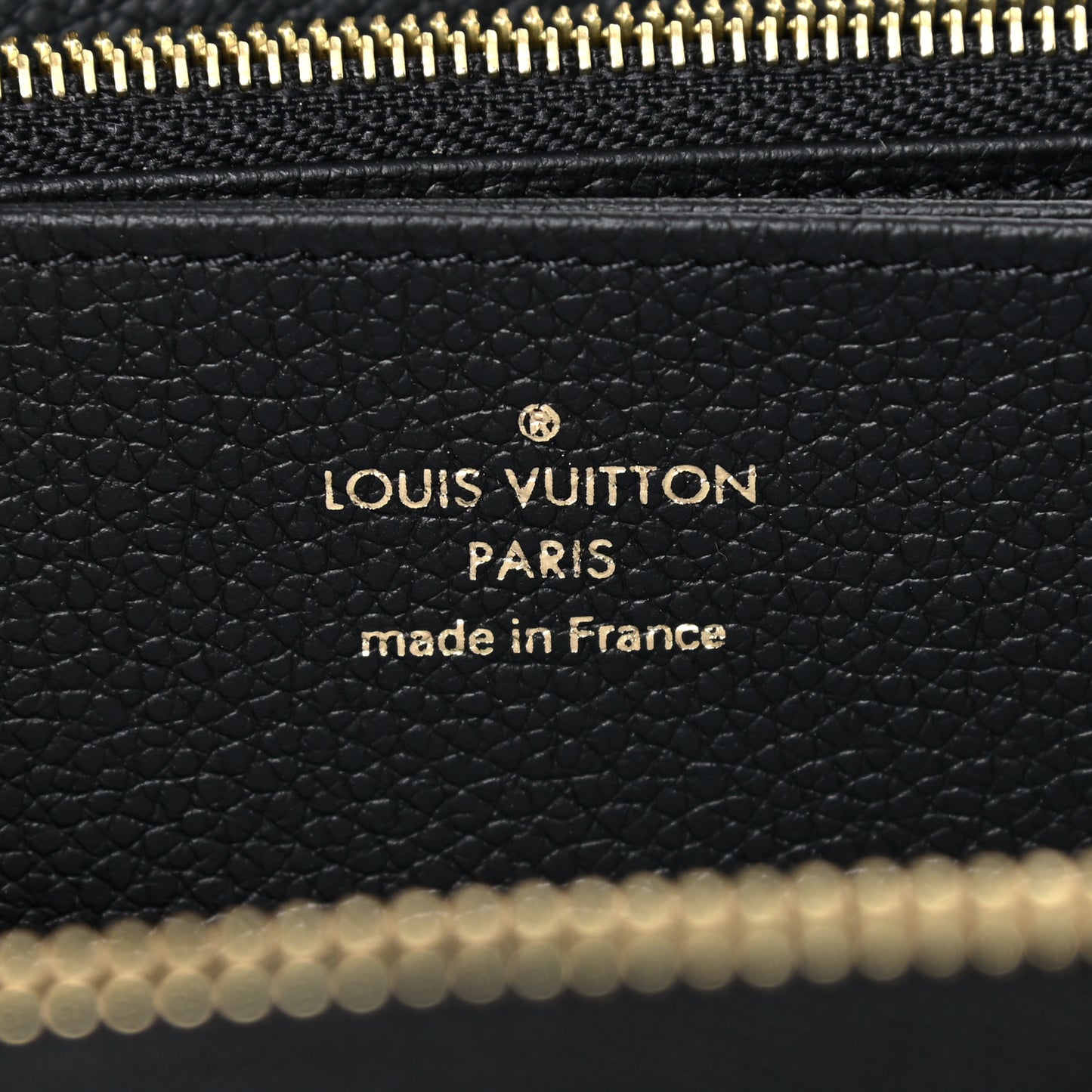 Empreinte Monogram Giant Zippy Wallet Black Beige
