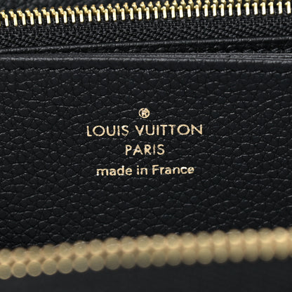 Louis Vuitton Empreinte Monogram Giant Zippy Wallet Black Beige 6 of 8