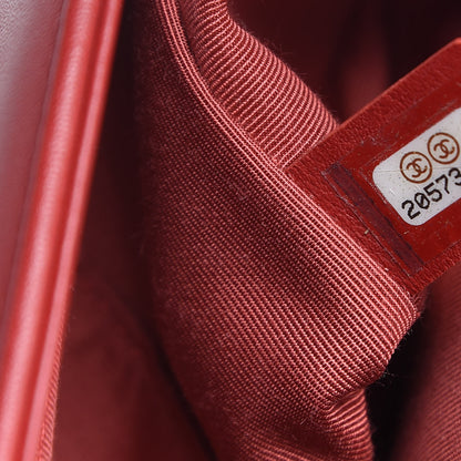 Chanel Calfskin Quilted New Medium Boy Flap Red 8 of 13