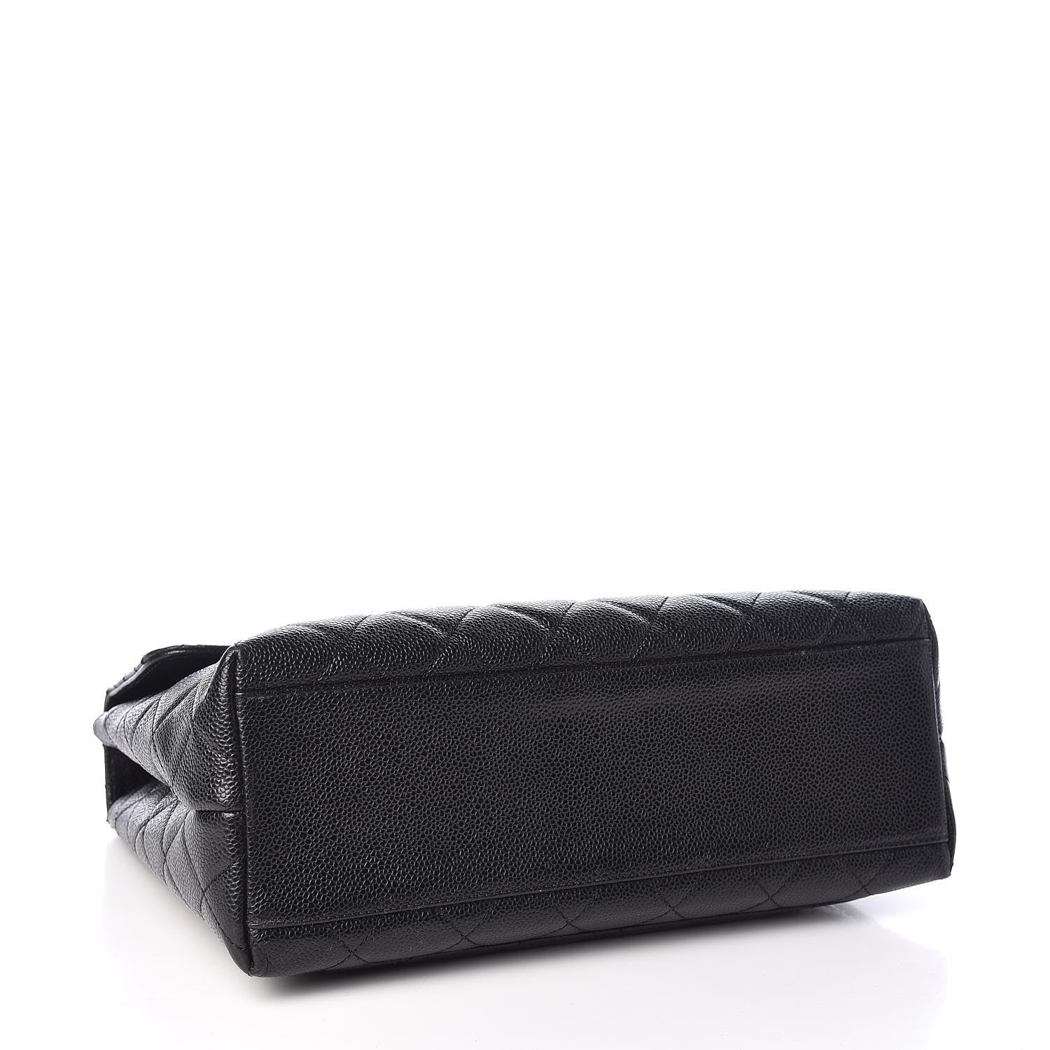 Chanel Caviar Quilted Jumbo Kelly Flap Black 4 of 12