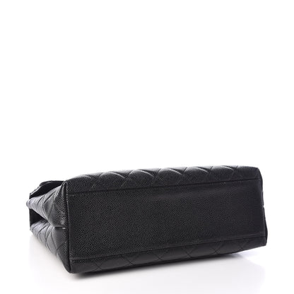 Chanel Caviar Quilted Jumbo Kelly Flap Black 4 of 12