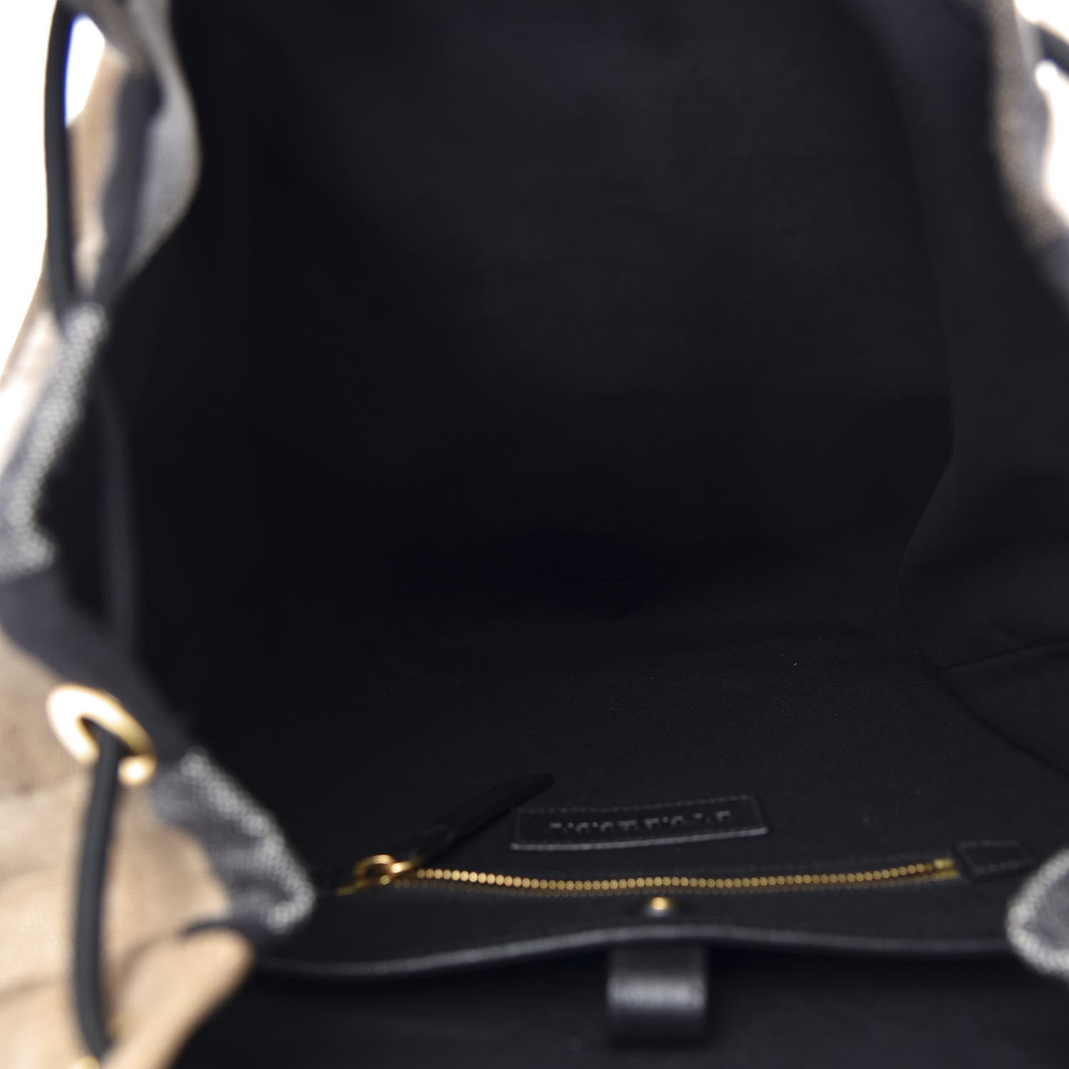 Burberry Canvas Mega Check Brookdale Backpack Black 4 of 8