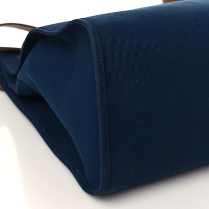 Hermes Toile Vache Hunter Herbag Zip 39 MM Bleu De Malte 9 of 16