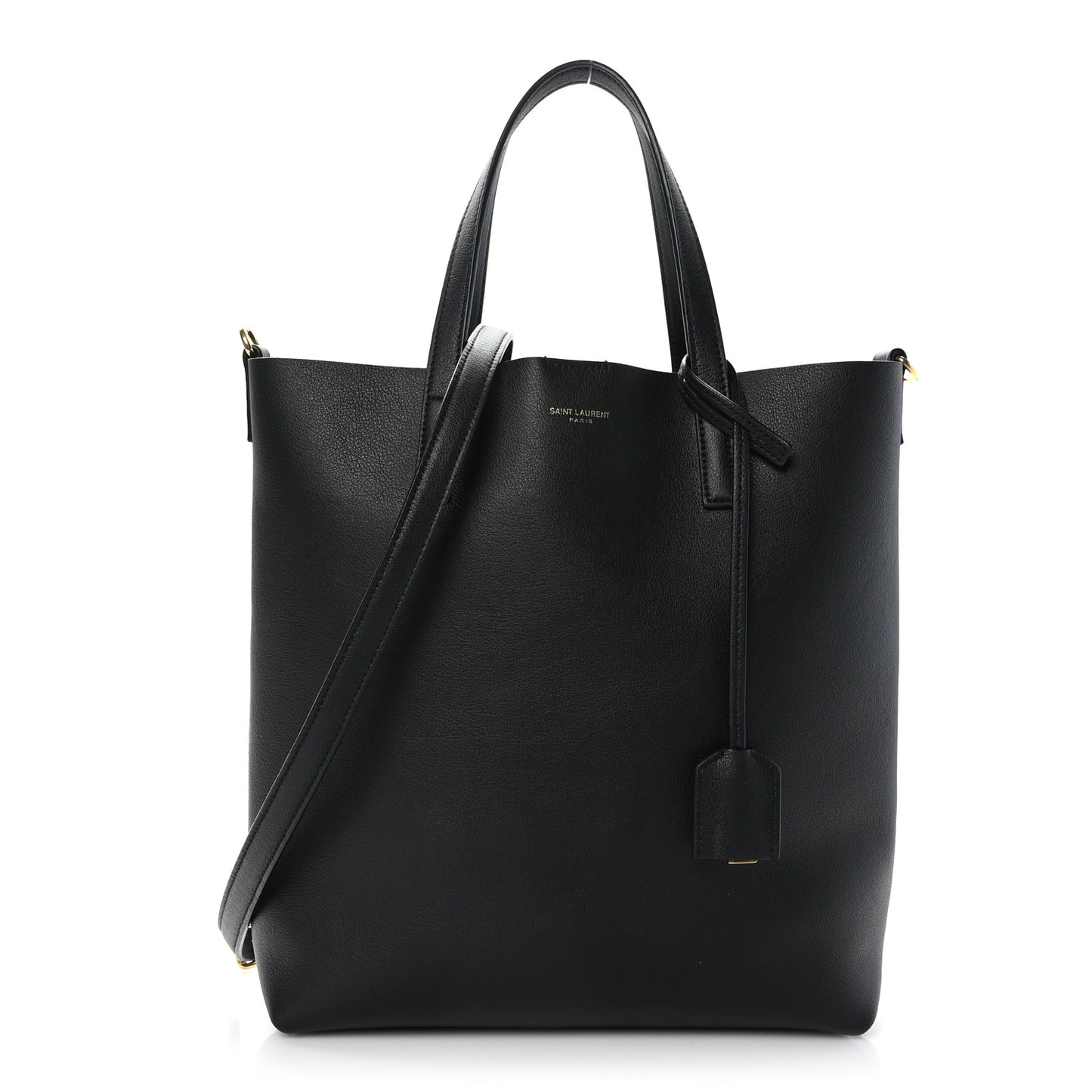 Calfskin Toy Shopping Tote Black