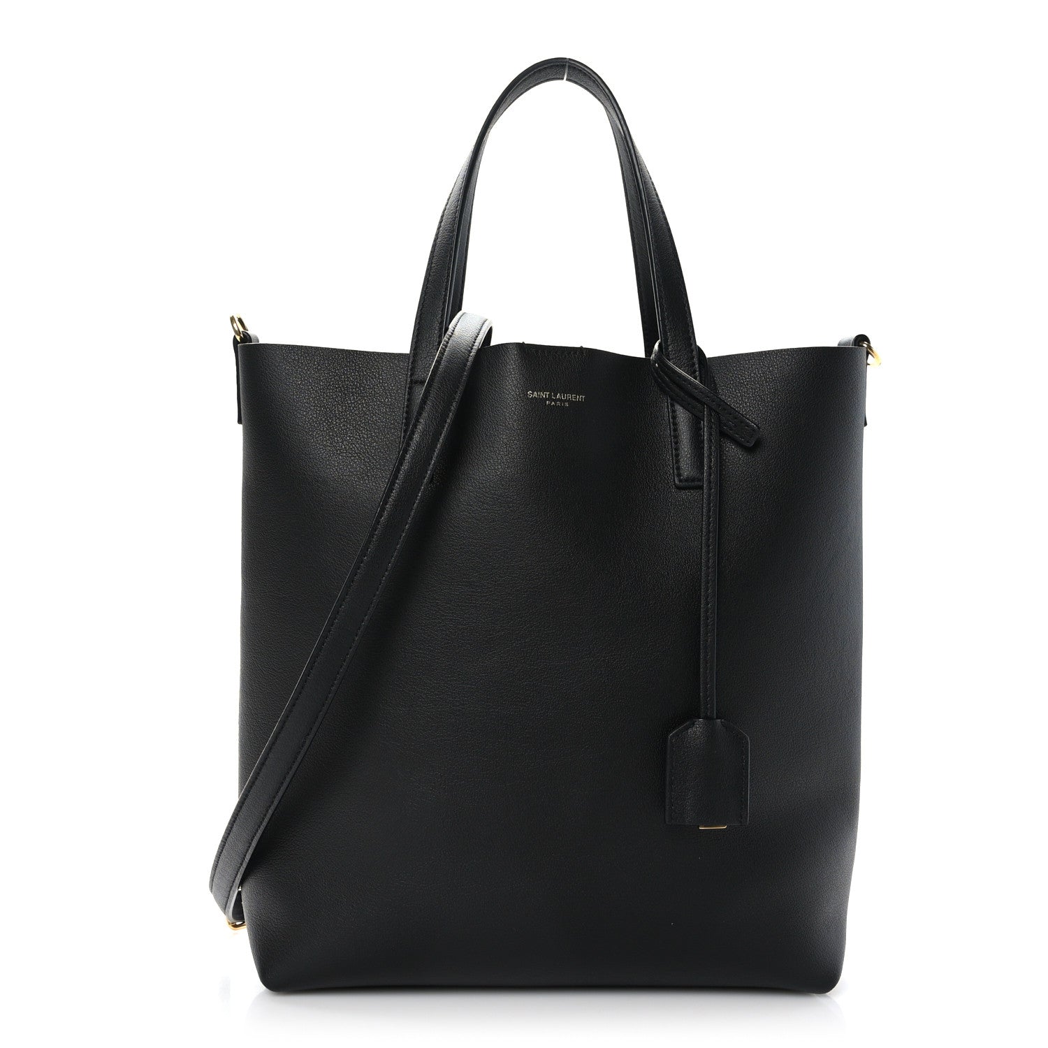 Saint Laurent Calfskin Toy Shopping Tote Black 1 of 9