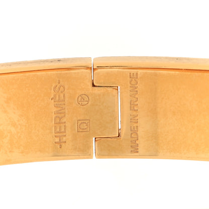 Hermes Enamel Narrow Clic Clac H Bracelet GM Black 4 of 5