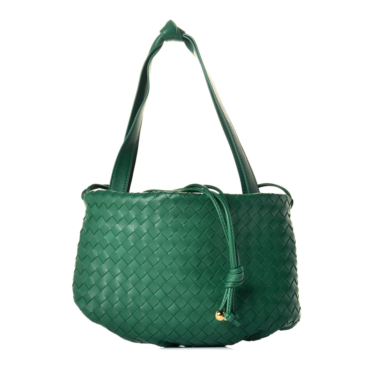 Bottega Veneta Nappa Intrecciato Small Bulb Racing Green 1 of 8