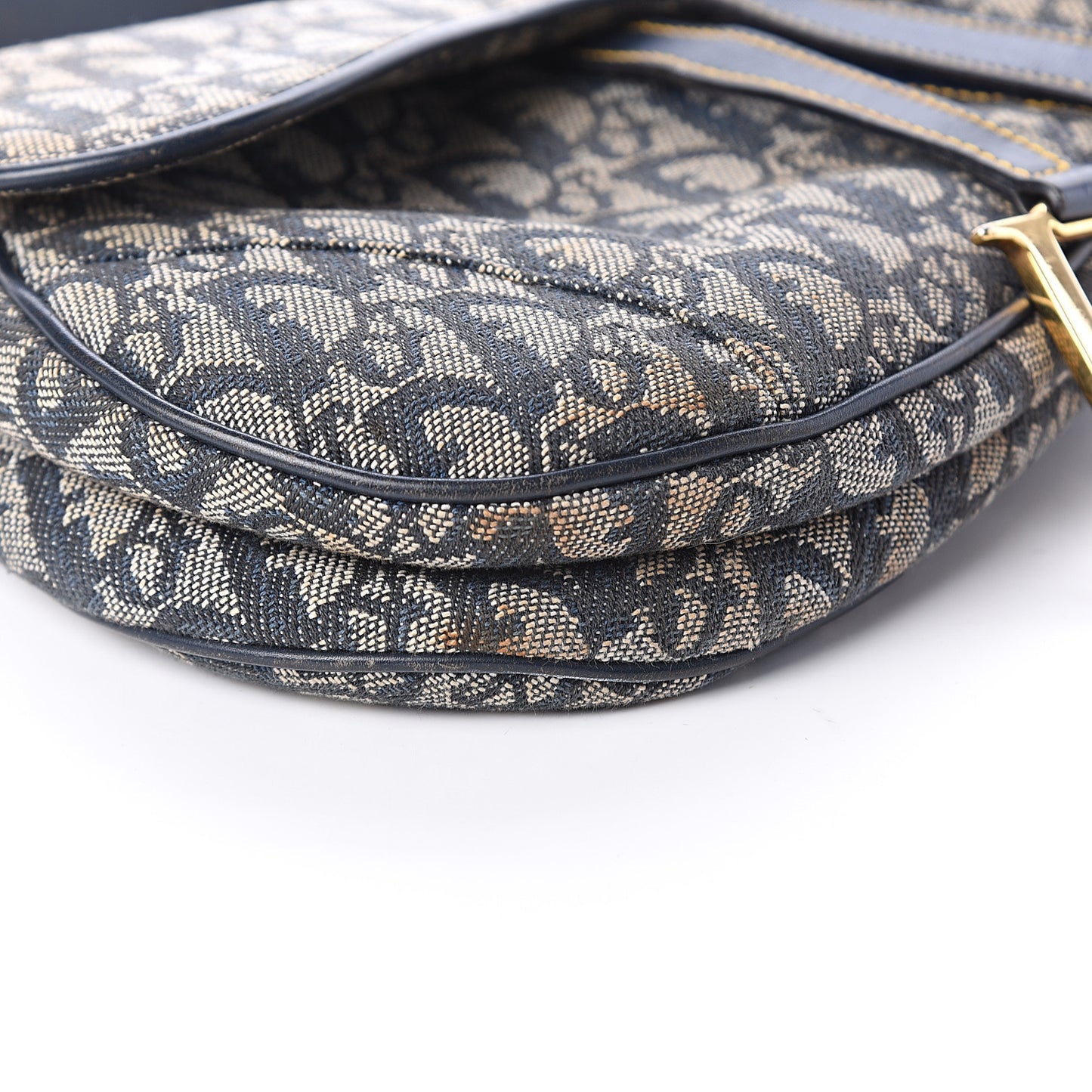 Monogram Saddle Bag Blue