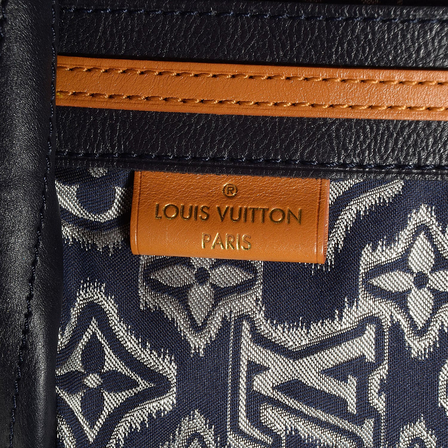 Louis Vuitton Jacquard Monogram Aviator Navy 8 of 8